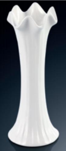 YY Series- Lotus Vase Table White Ceramics Vase