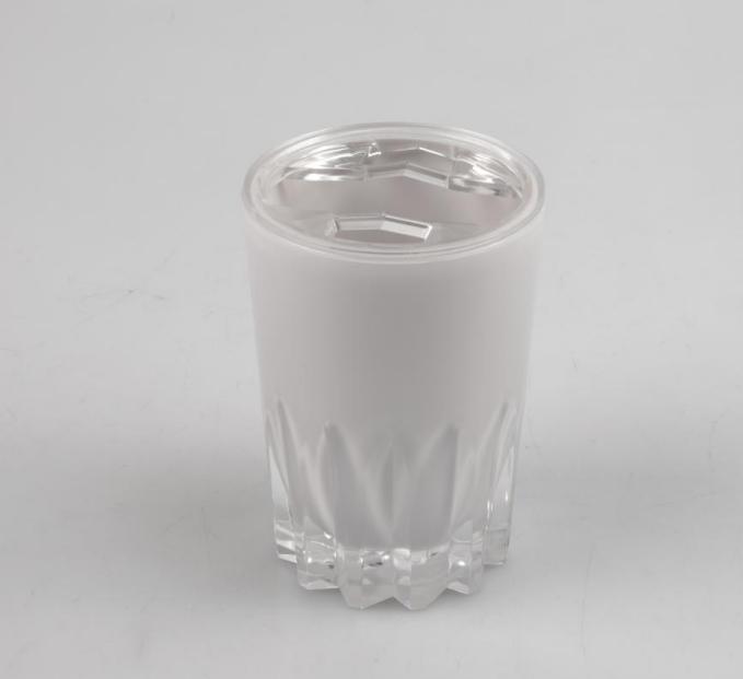 Drum set of four pieces，PS，white，7.5*10.8 cm