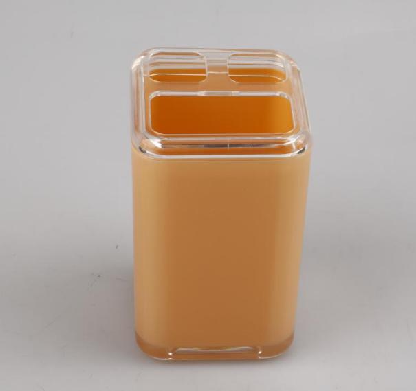 Small square set of four pieces，PS，orange，6.8*11.2 cm
