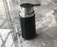 Round five-piece set，PS，black，7.3*15 cm