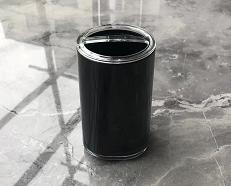 Round set of four pieces，PS，black，7.3*11.8 cm