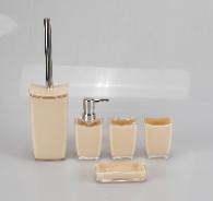 Concave Soap dish，PS，orange，The soap dispenser bottles of 7.5 * 6.5 * 16 cm;
Toothbrush holder 7.5 * 6.5 * 10.7 cm;
Mouthwash cup 7.5 * 6.5 * 10.5 cm;
Soap dish 11.7 * 8 * 2.5 cm;
Toilet brush 9.8 * 8.8 * 36 cm