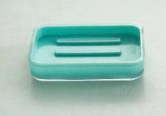 Conical toothbrush holder，PS，sky blue，11.8*8*2.5 cm