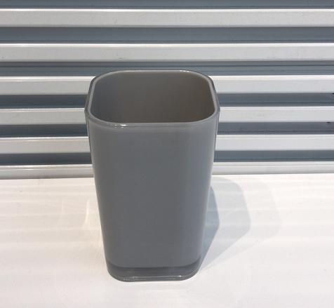 Soap dispenser bottle，PS，grey，7*10.5 cm