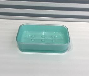 Toothbrush holder，PS，green，10.8*7.8*2.8 cm