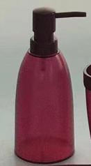 Mouthwash cup，AS，wine red，7.5*19 cm