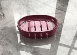 Trash can，AS，wine red，13*9.8*2.8 cm