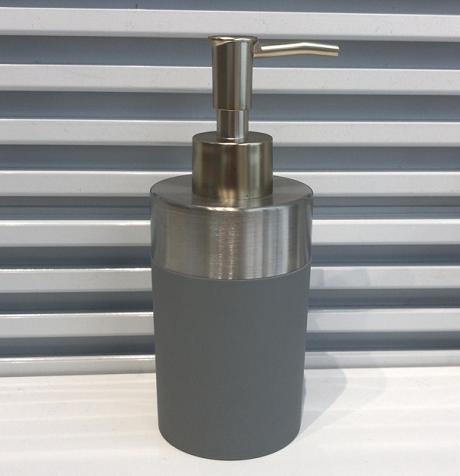 Five-piece set，ABS+ rubber paint+320 stainless steel，grey，6.5*17.5 cm