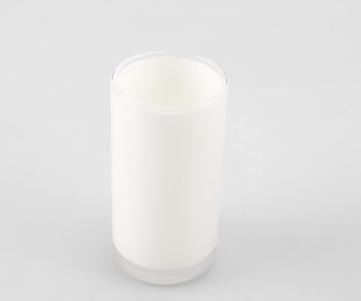 Mouthwash cup，PS，white，6*11.5 cm