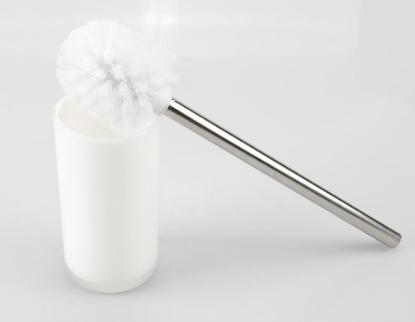 Toilet brush，PS，white，8*37 cm