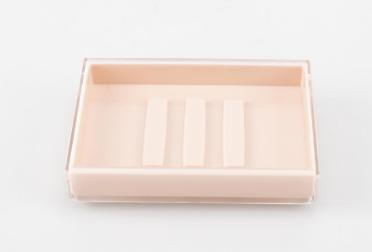 Mouthwash cup，PS，pink，11*8.8*2.5cm
