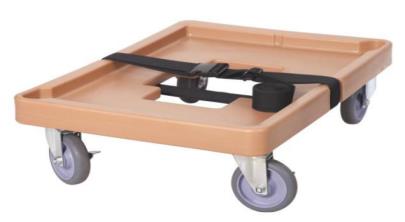 JD Series-Small turnover box cart gray/beige 33.5*53.3*49cm