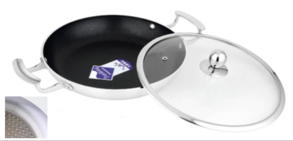 Two Ear Frying pan W/O Cover 26cm JR-series