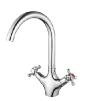 Double Handle Single Hole Mixed Kitchen Faucet