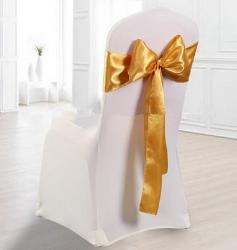Chair cover band-Champagne golden-18*270cm