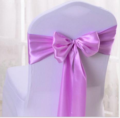 Chair cover band-Pinkish purple-18*270cm