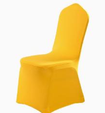 Chair Cover-Spandex-Golden yellow