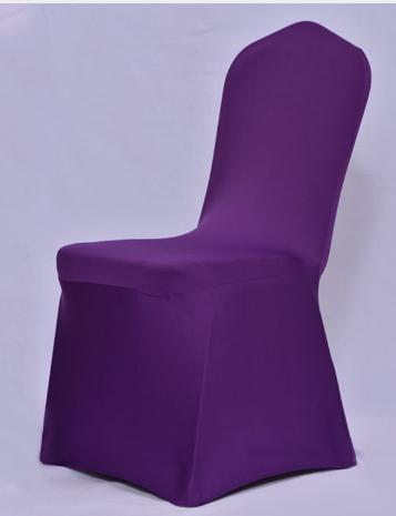 Chair Cover-Spandex-Aubergine