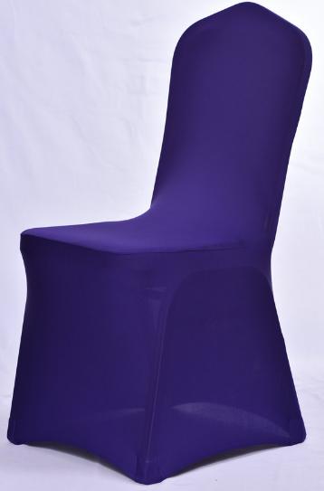 Chair Cover-Spandex-Dark purple