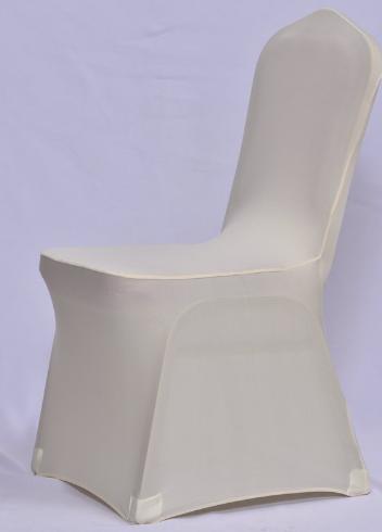 Chair Cover-Spandex-Creamy white