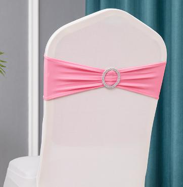 Chair Cover Band-Spandex-Pink