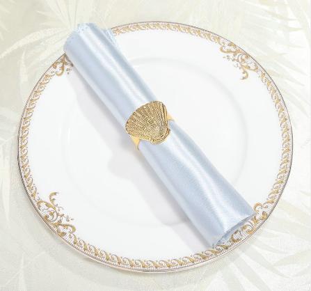 Napkin-Light blue-50*50cm-Polyester