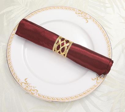Napkin-Wine red-50*50cm-Polyester