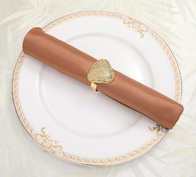 Napkin-Light brown-50*50cm-Polyester