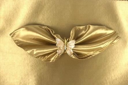 Napkin-Champagne golden-50*50cm-Polyester