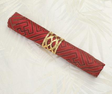 Napkin-Bright red-50*50cm-Polyester