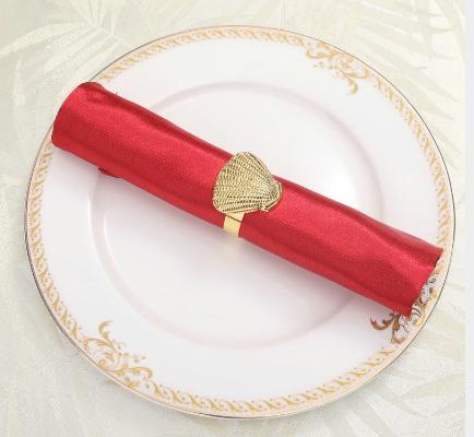 Napkin-Bright red-50*50cm-Polyester