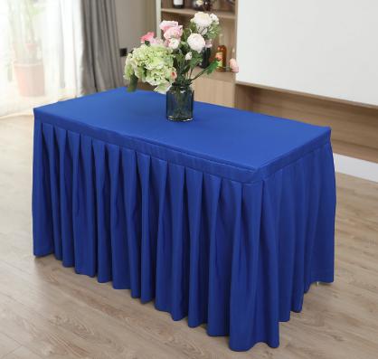 Table Skirting(120*45+75cm)-Royalblue