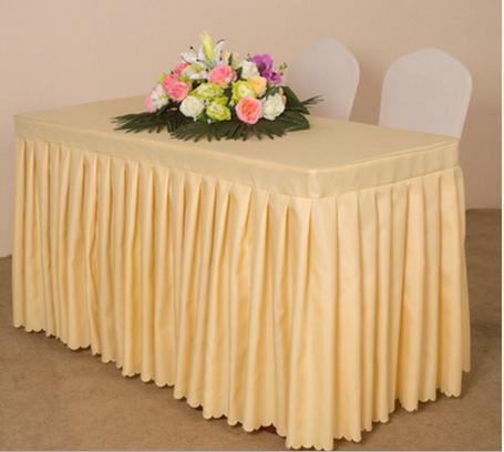 Table Skirting(180*45+75cm)-Off-white