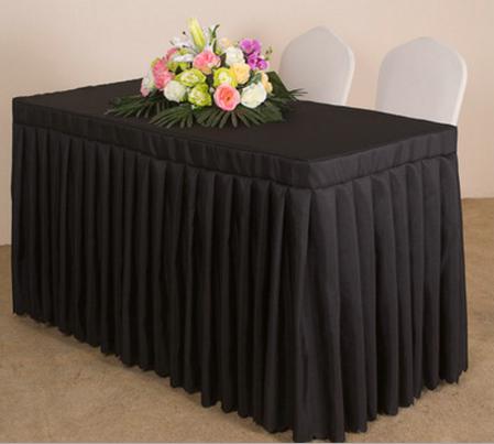 Table Skirting(180*45+75cm)-Black