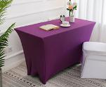 Table Cover(120 * 40+75cm)-Aubergine