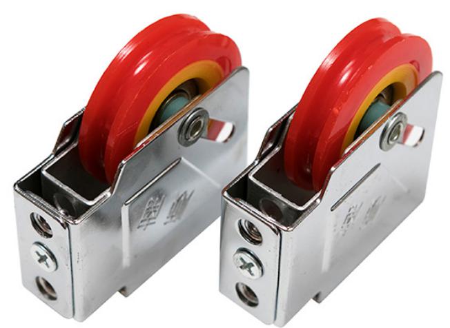 90 sliding window galvanized pulley