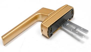 Handle for inside and outside opening of casement window
