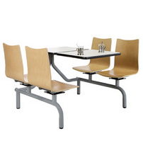 Four swivel chair dining table