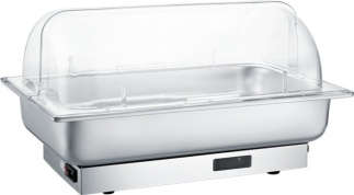 7055 Series-Rectangle Chafng Dish W PC Cover (W/ digital temperature control)