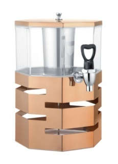 JVS-4 Series-Rose Golden Single Juice Dispenser -4L