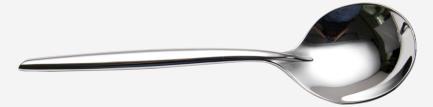 STFeather Series-Soup Spoon,175mm,stainless steel 304