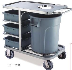 Stainless Steel Cleaning Trolley