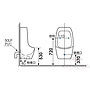 Inductive hanging urinal