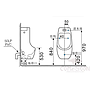 Inductive hanging urinal