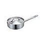 Sauce Pot (04)low body pot w/compound bottom 180*65 Milk Pot Single Handle