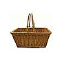 HT-PP Rattan Basket Picnic,35*27*15cm