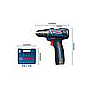 Electric hand drill 12V single battery
