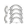 Supporting aluminum angle of ball hole entrance