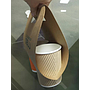 Coffee Cup Holder Two Cup Takeaway W/LOGO，24*38.6cm