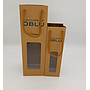 Kraft Wine Carry Bag W/LOGO 375ml，7.5*7.5*25cm